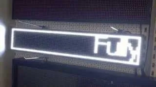 Single Colour White P10 LED Sign Display with Super easy Programming