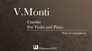 V.Monti - czardas - violin and Piano - Piano accompaniments