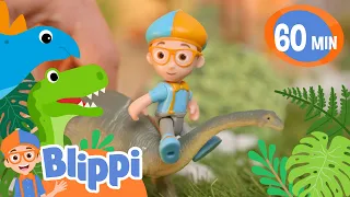 Dinosaur Song | Brand New | BEST OF Blippi Toy Play | Sing Along With Me! | Kids Songs