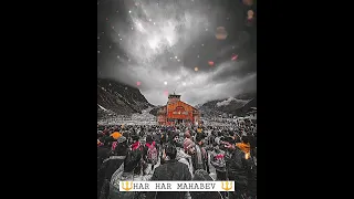 🌼 Mahadev 4k status 🕉️|| 🚩 Kedarnath Full Screen WhatsApp status || Mahakal status video 🕉️| #shorts