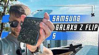 ЛУЧШИЙ РАСКЛАДНОЙ🔥 СМАРТФОН SAMSUNG Galaxy Z Flip5 IPX8  Qualcomm Snapdragon 8 Gen 2 AMOLED 120 Гц