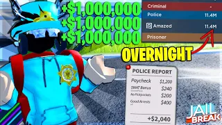 *BEST* AFK Grinding Method Tutorial.. Get $1,000,000 OVERNIGHT! | Roblox Jailbreak