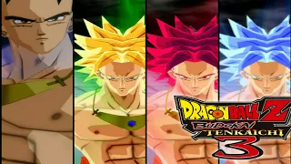 Broly Controlled All Forms Dragon Ball Z Ultimate Budokai Tenkaichi 3 Mods