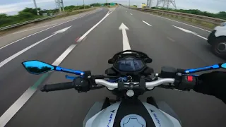 Top speed | YAMAHA MT-125 [POV/4K]