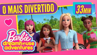 MEGA MARATONA DE BARBIE AVENTURAS NA DREAMHOUSE 💕| Desenho da Barbie Em Português