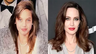 Face Transformation Angelina Jolie ( how changed )|Трансформация лица Анджелина Джоли (как менялась)