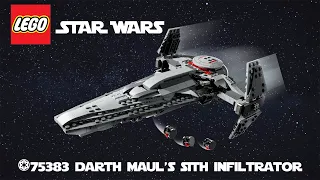 LEGO Star Wars Review 75383 Darth Maul's Sith Infiltrator (2024)