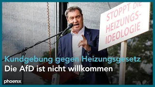 Kundgebung gegen die Heizungspläne der Bundesregierung am 12.06.23