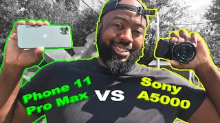 iPhone 11 Pro Max VS Sony A5000 - 2020 Vlogging Camera Test
