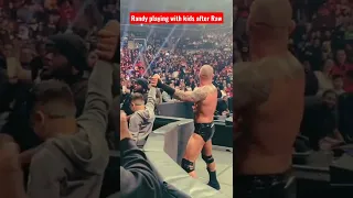 Randy Orton Playing with fan after Raw #shorts