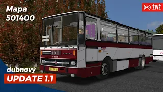 OMSI 2 (ŽIVĚ) Nové linky na mapě Praha-Varnsdorf | UPDATE 1.1