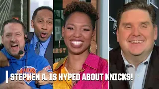 ORANGE & BLUE SKIES BABY!! - Stephen A. is elated after the Knicks' 9th-straight win | First Take