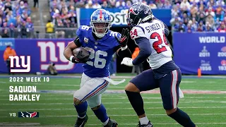 Saquon Barkley making his case for CPOY!