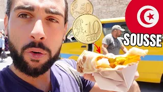 0,60 $ 😱🇹🇳 AMAZING TUNISIAN STREET FOOD IN SOUSSE (TUNISIA)