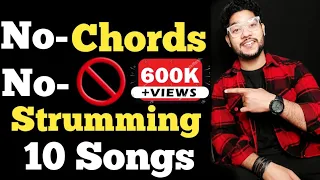 No Chord, No Strumming,  And 10 Bollywood Hit Songs | Beginners Lesson | By Acoustic Awadh Boy