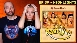 Ramanand Sagar's UTTAR RAMAYAN REACTION | Episode 39 HIGHLIGHTS