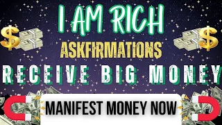 ⚠️ WARNING⚠️ Highly Powerful ASKfirmations | Boost Wealth & Manifest Big Bucks! (Law of Assumption)