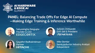 AI Hardware & Edge AI Summit 2023: PANEL on Balancing Trade Offs For Edge AI Compute