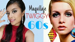 Maquillaje años 60💖 |  Look Twiggy!!!