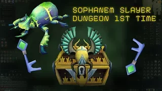 RuneScape 1st time Sophanem Slayer Dungeon killing Corrupted Scarabs [2 KEYS DROP!!]