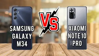 Samsung Galaxy M34 vs Xiaomi Note 10 Pro,Xiaomi Note10 Pro vs Samsung M34, Samsung M34,