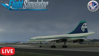 Concorde World Tour – Auckland NZ to Melbourne - Live Stream - Microsoft Flight Simulator