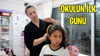 OKULUN İLK GÜNÜ HAZIRLIK VLOG SILA VE MİRA