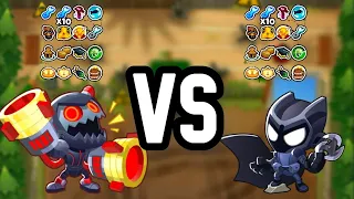 Btd6 God Boosted Anti-Bloon VS God Boosted Legend of The Night (Who Will Win?)