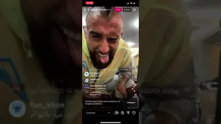 Arturo Vidal haciendo pierna LIVE 01/11/21  Parte 2