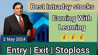 Daily Best Intraday Stocks | 3 May 2024 | Stocks to buy tomorrow | Detailed Analysis