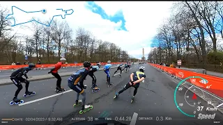 BERLIN HALBMARATHON 2023 - Inlineskating Block A - Speed -Full-Race