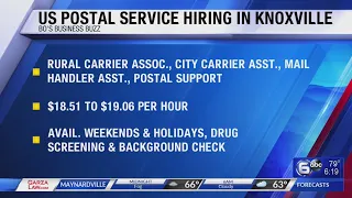 US Postal Service hiring in Knoxville