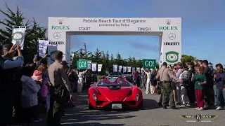 The Start of the 2022 Pebble Beach Tour d'Elegance