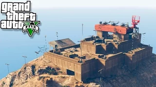 GTA 5 Моды:  Военая база выживших в Зомби-Апокалипсисе! - Самая вооруженная база!!!