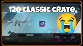 120 CLASSIC CRATE OPENING FOR GLACIER 🔥| BUT PUBG BETRAYED ME 😭 #pubgmobile #bgmi #shorts