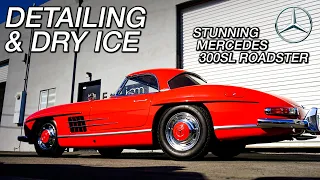 Mercedes 300SL Roadster Dry Ice Cleaning & Detailing