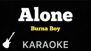 Burna Boy - Alone | Karaoke Guitar Instrumental