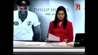 The DEATH of PHILL HUGES [ CONDOLENCE from SRI LANKA ]