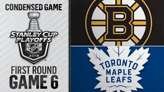 Boston Bruins vs Toronto Maple Leafs R1, Gm6 apr 21, 2019 HIGHLIGHTS HD