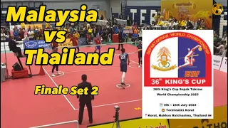 Kings Cup 2023 : Malaysia vs Thai Finale 2nd set