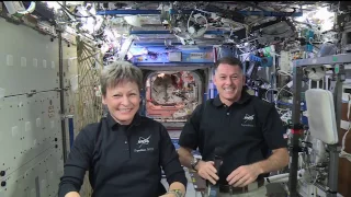 Space Station Crew Discusses Life in Space with Fox News