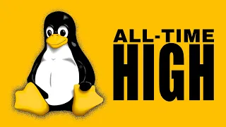 Linux reaches an all-time high and shows no signs of stopping.