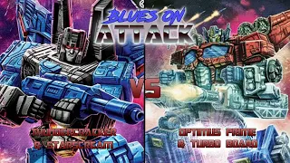 Transformers TCG: Thundercracker & Starscream VS Optimus Prime & Turbo Board