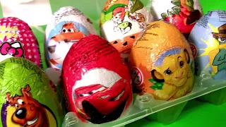 ASMR chocolate eggs SURPRISES Satisfying Unboxing NO Talking Video