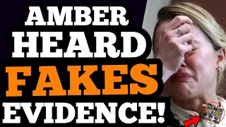 Amber Heard FAKES EVIDENCE and GETS BUSTED, Giving Depp a SOLID WIN!