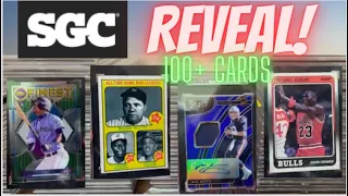 100+ Cards Back From SGC!! Sports Card Grading Group Submission Reveal