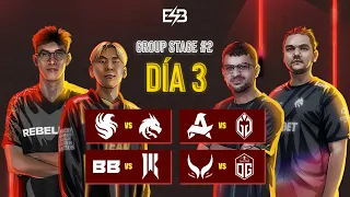 [ES] DreamLeague Season 22: Fase de grupos 2 [Día 3]