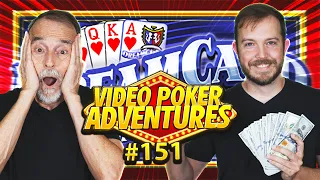 HUGE Dream Card Win! Video Poker Adventures 151 • The Jackpot Gents