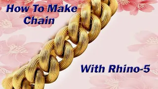 How to make chain #cad #rhino #jewellery #freecad