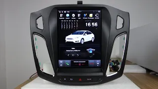 Belsee Aftermarket Ford Focus 2012-2017 Tesla Style Screen Head Unit CarPlay Android Auto Radio GPS